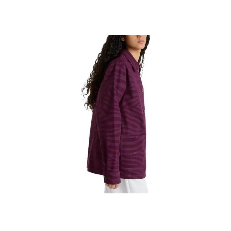 Vans DRILL CHORE Jackets Coats Women's Purple-4