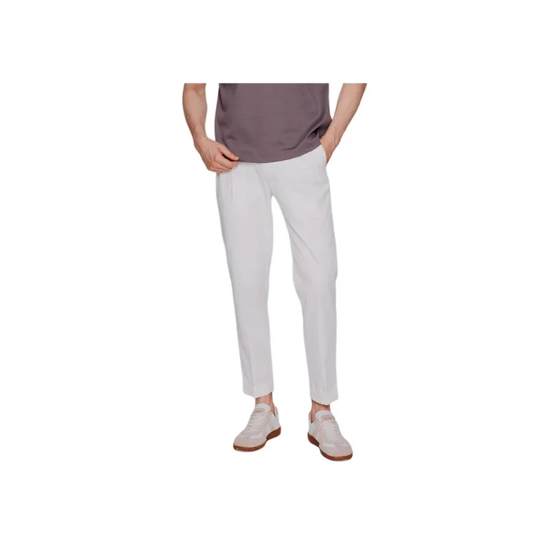 JODOLL Casual Pants Men's White-0