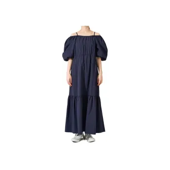 FREAK'S STORE Short Sleeved Dress Women's Marine Blue