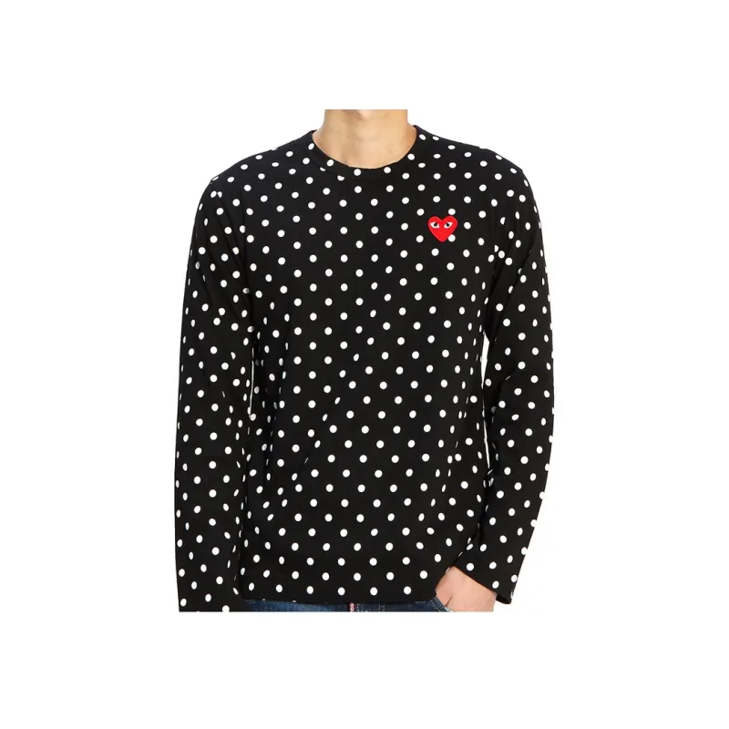 Comme Des Garcons Play Polka Dot L/S T shirt-5