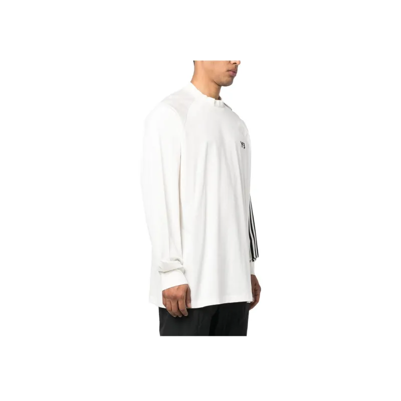 Y-3 Long-Sleeved Logo Printed T-Shirt-3
