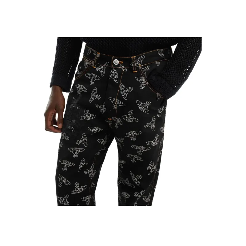 Vivienne Westwood SS24 Jeans Unisex Black-5