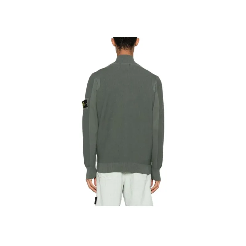 STONE ISLAND Compasse badge Knitted Cardigan-2