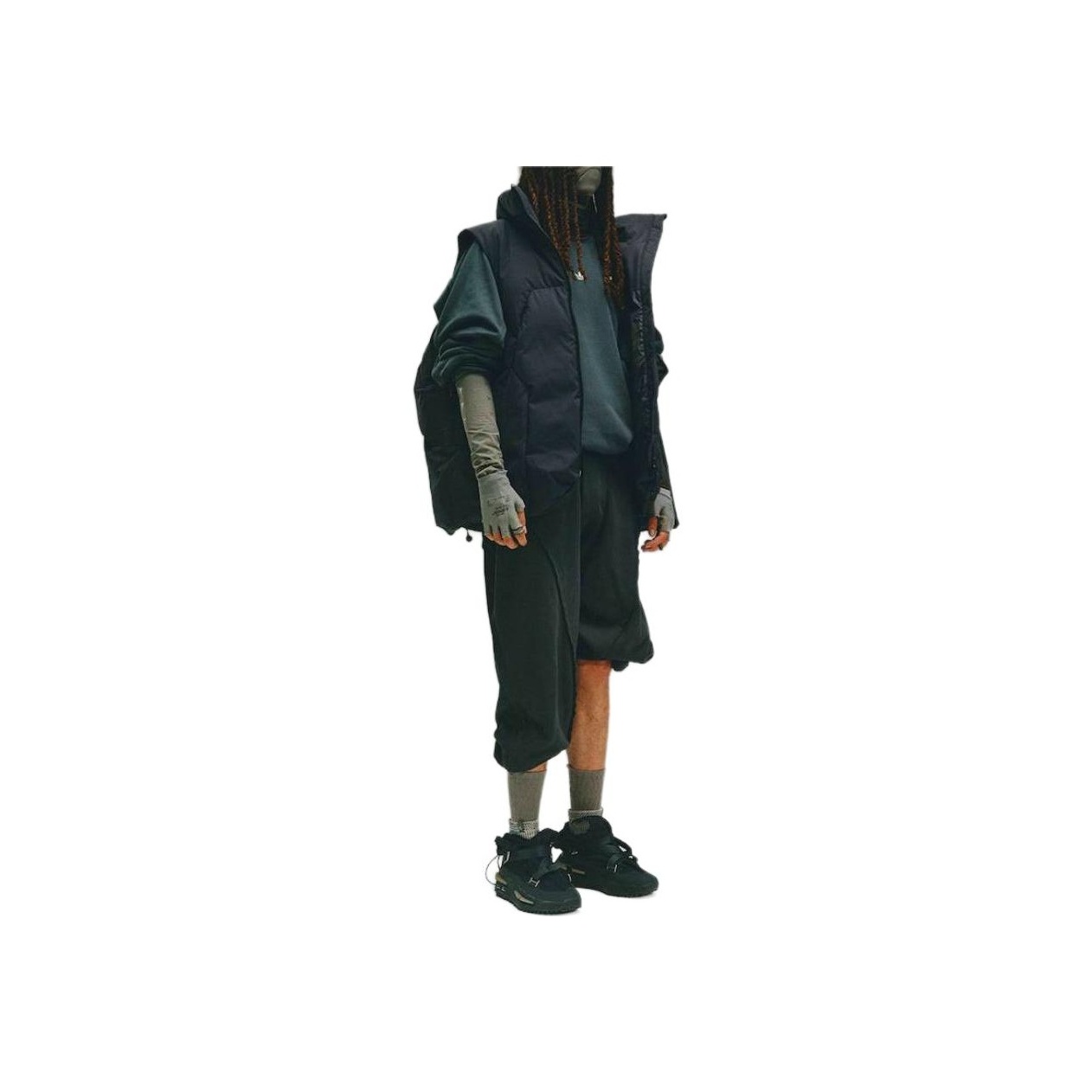 ジャケット・アウター HAMCUS 23SS Adidas originals X HAMCUS FW23 Hooded Zip-Up Down Jacket