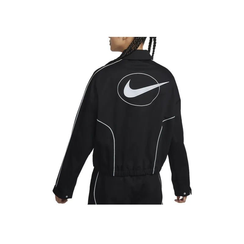 Nike Sportswear Women's Woven Jacket Black-4