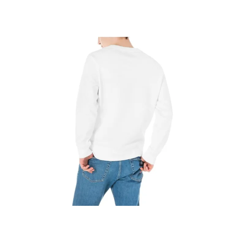 CALVIN KLEIN Sweatshirt Men's White-4