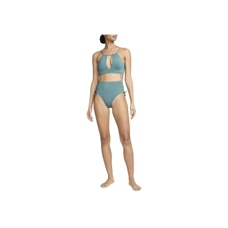 Nike Swim Solid Swimming Shorts Women's 1 Pack Coastal Blue/Black-2