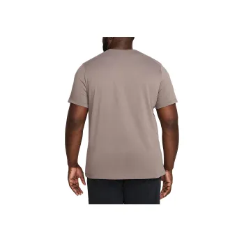 Nike Dri Fit SS25 Men's Trail Running T Shirt T Shirt Men's Gray Brown