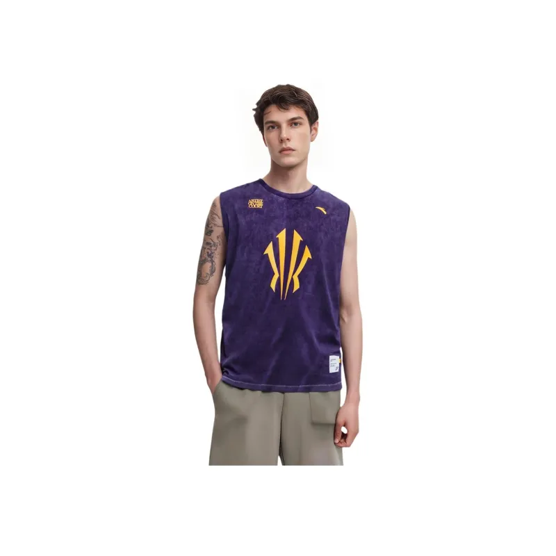 Anta Tank Tops Unisex Dark Purple-2