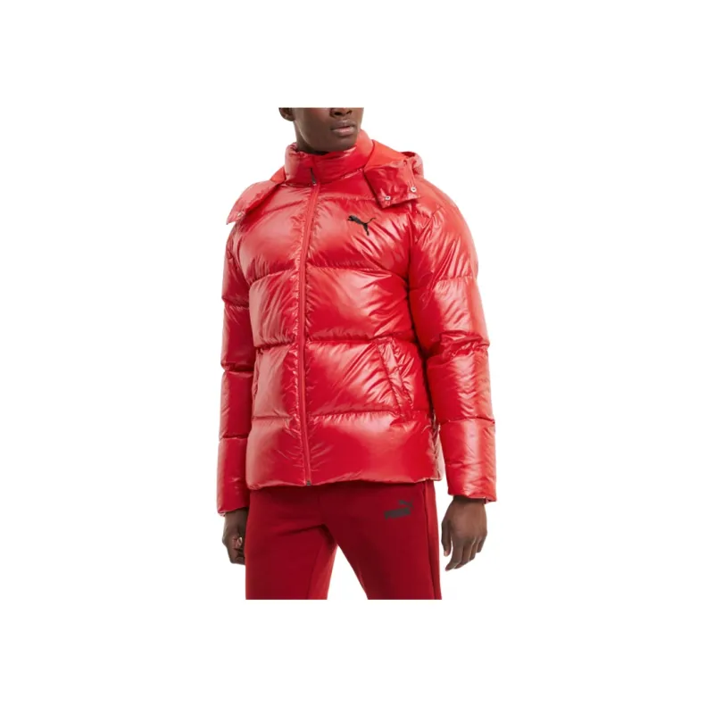 PUMA PANTS EMBOSSED Down Jackets Men Bright Red-2