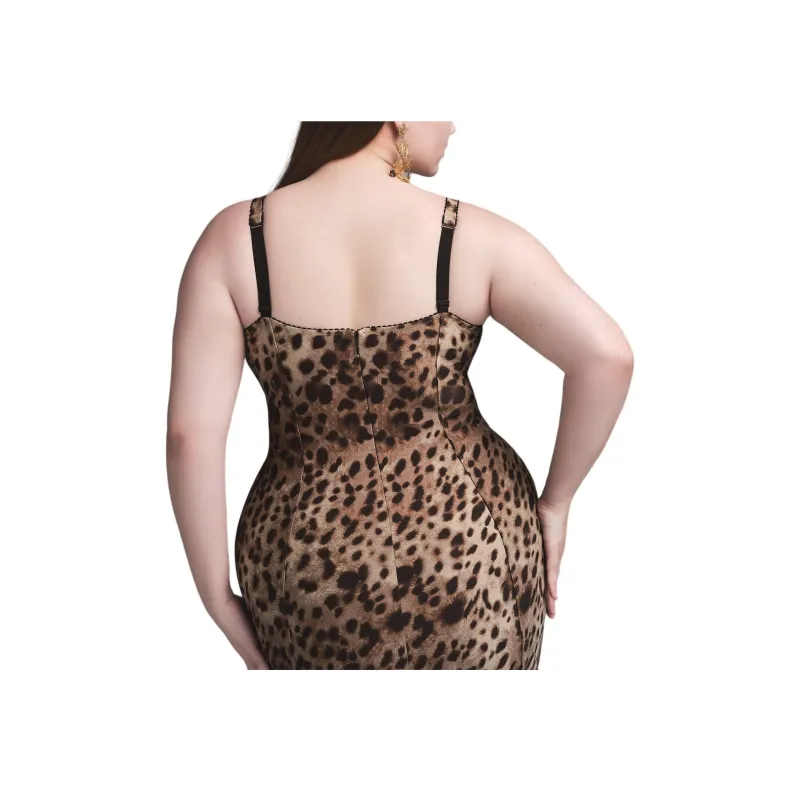 Skims X Dolce&Gabbana Skims Body Dress Leopard-4