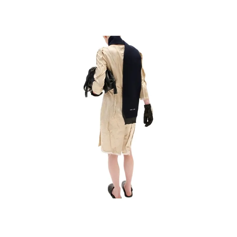 MIU MIU Crêpe Satin Silk Dress-2
