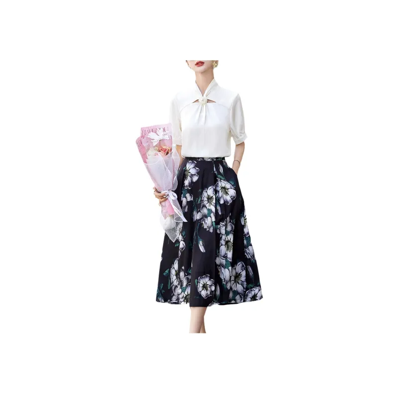 Mula Two Piece Skirt Sets Women's-6