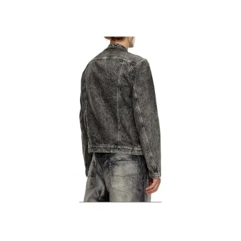 DIESEL D Glory S1 Logo Embossed Denim Jacket