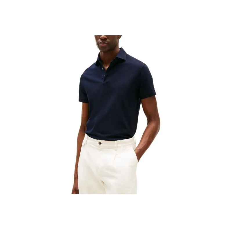 Tommy Hilfiger Polo Shirt Men's Marine Blue-1