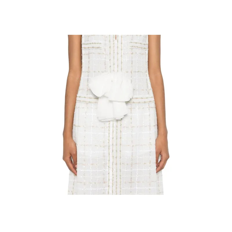 GIAMBATTISTA VALLI Sleeveless Dress Women's White-3