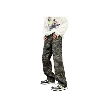 MGXEK Jeans Unisex Army Green