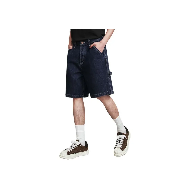WRANGLER Denim Shorts Men's Washed-4
