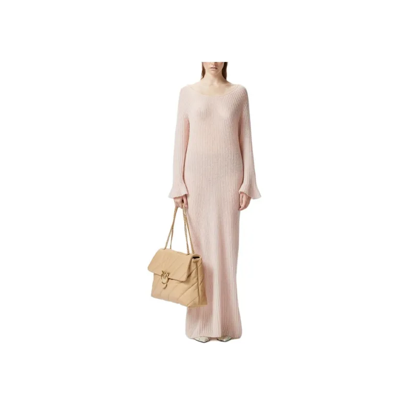 PINKO Ribbed knit Maxi Dress-2