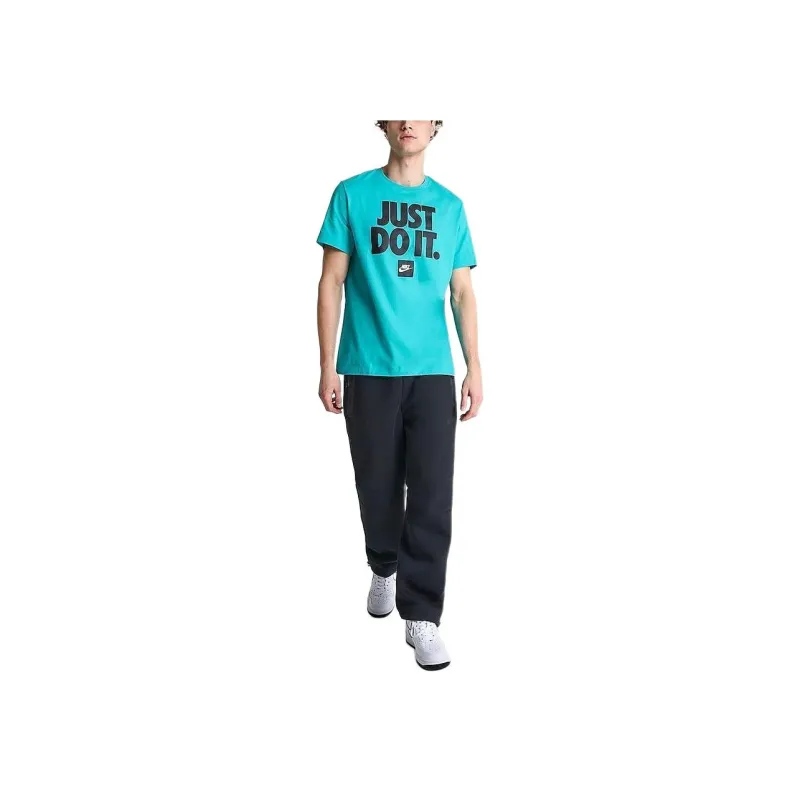 Nike SPORTSWEAR T Shirt Men's Blue Green-2