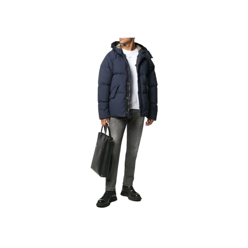 TEN C Concealed Hooded Puffer Jacket-1
