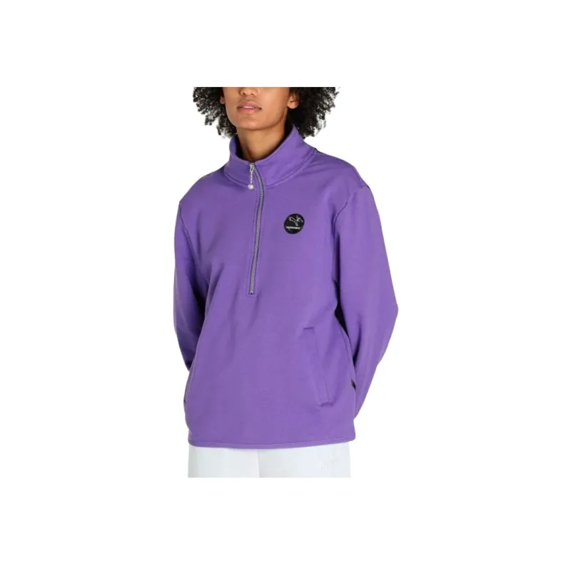 Pronounce X PUMA Sweatshirts Women's Violet-4