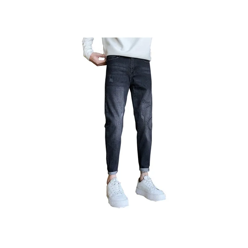 FASTFISH Jeans Unisex Black-0