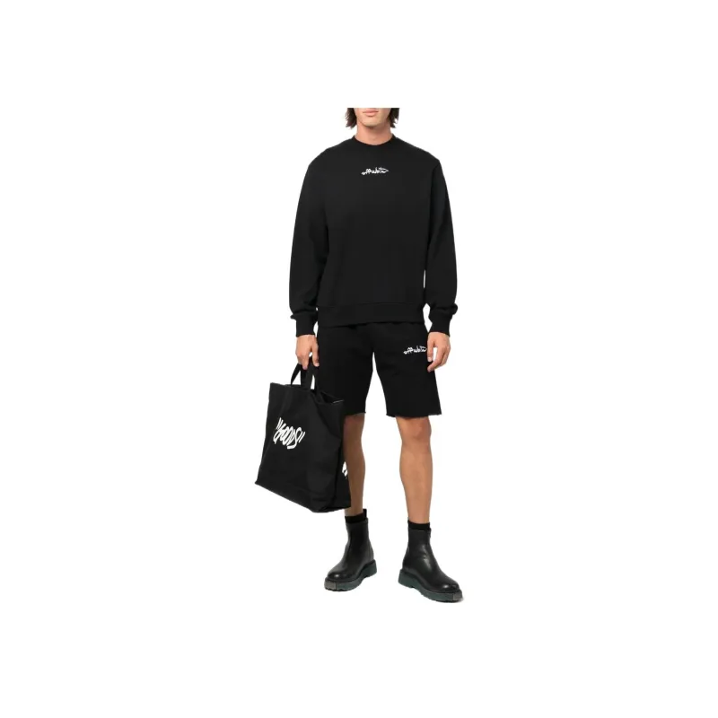 OFF WHITE FW22 Sports Shorts Men Black-1