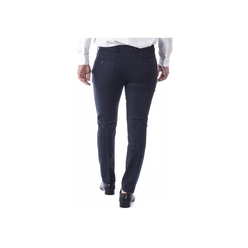DANIELE ALESSANDRINI Casual Pants Men's Blue-1