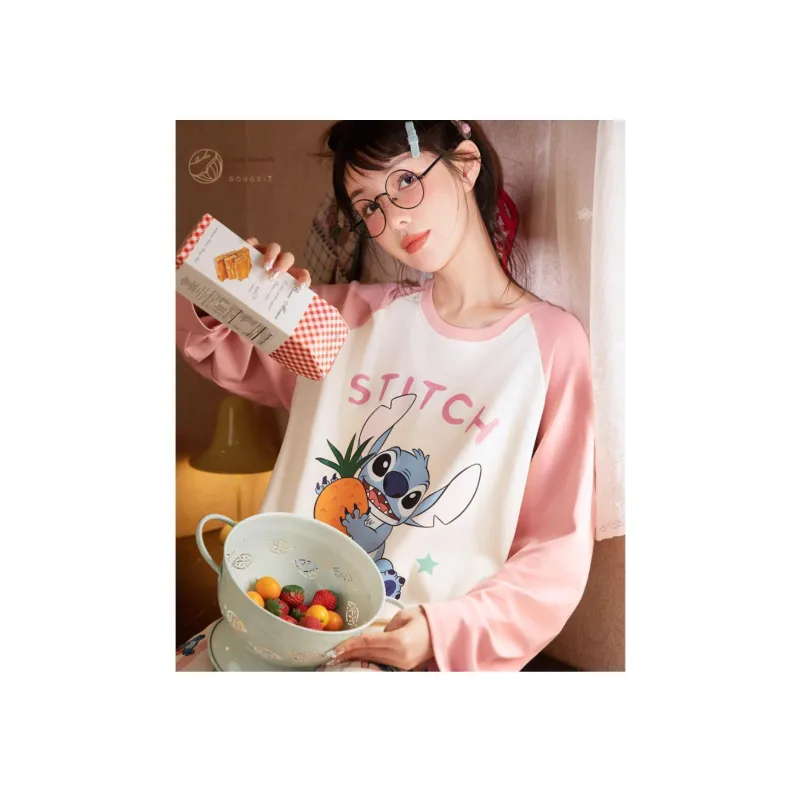 Gongdie x Disney Pajama Set Women's Pink-5