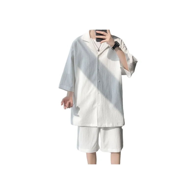 ZWWWZ Shirt Matching Set Unisex-1