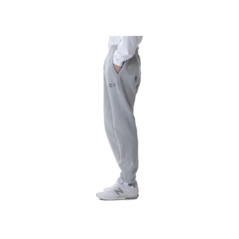 New Balance FW23 Knitted Sweatpants Men's Gray-3