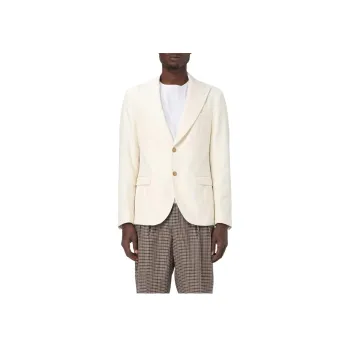 MANUEL RITZ Business Suit Men's Ecru