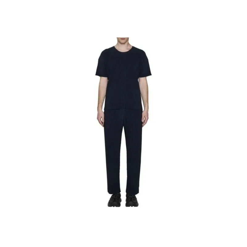 Homme Plissé Issey Miyake Pleated Straight leg Trousers-2