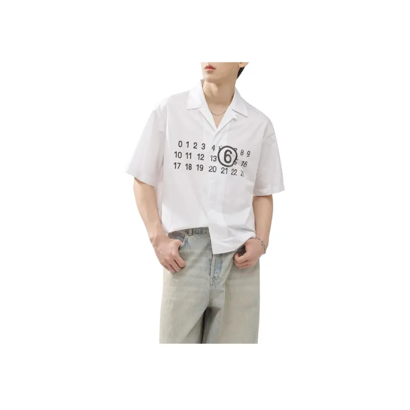 MM6 Maison Margiela Shirt Men's White-3