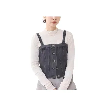 FREAK'S STORE Multiway Denim Tube Top Strapless Top Women's