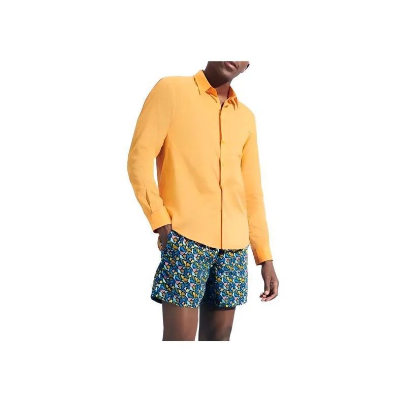 Vilebrequin Caracal Turtle embroidered Voile Shirt-2