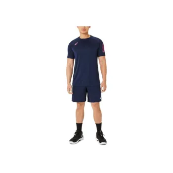 Asics T Shirt Unisex Marine Blue