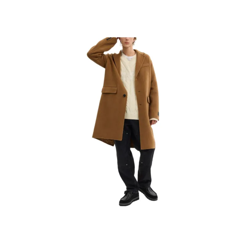 COACH Coats Unisex Camel-1