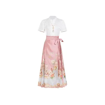 SONDR Skirt Set Women's White Pink