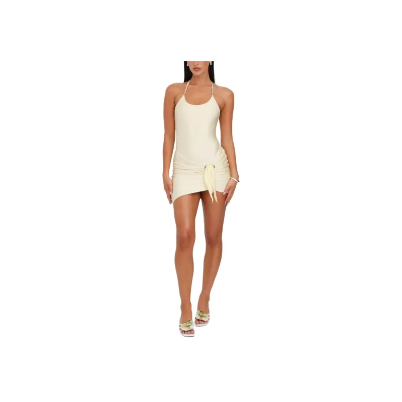 Tiger Mist ELYSIA DRESS Slip Dresses Women's Yellow-2