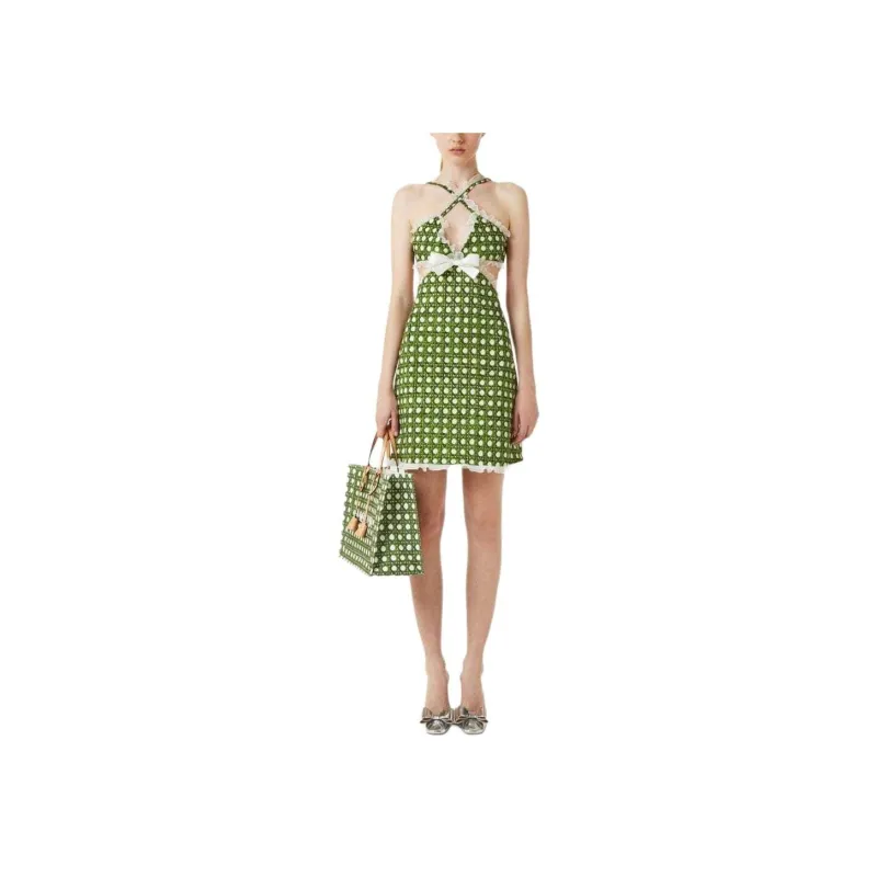 Giambattista Vall i Polka dot Bow detail Dress-1