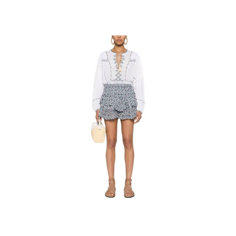 ISABEL MARANT ETOILE Silekia Cotton Blouse-1