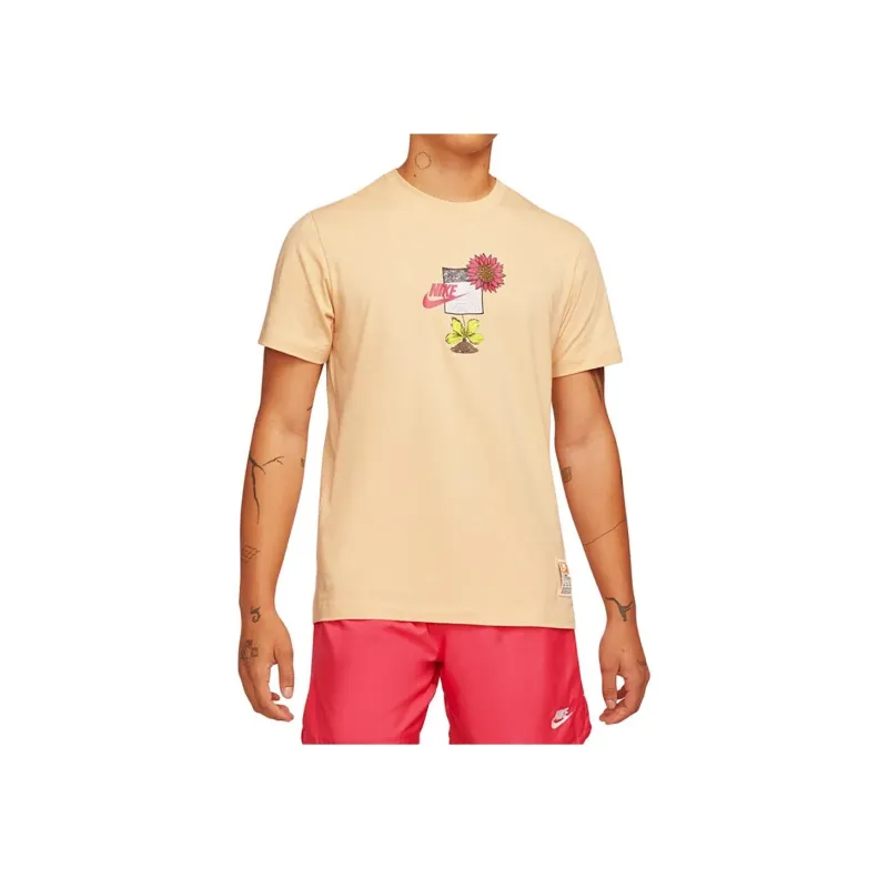 Nike T Shirts Men Flesh-2
