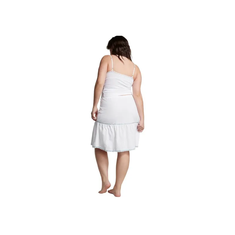 Victoria's Secret PINK BY FRANKIES BIKINIS LOTTIE COTTON SKIRT / WP /Swim Dresses & Skirts Women's White-2