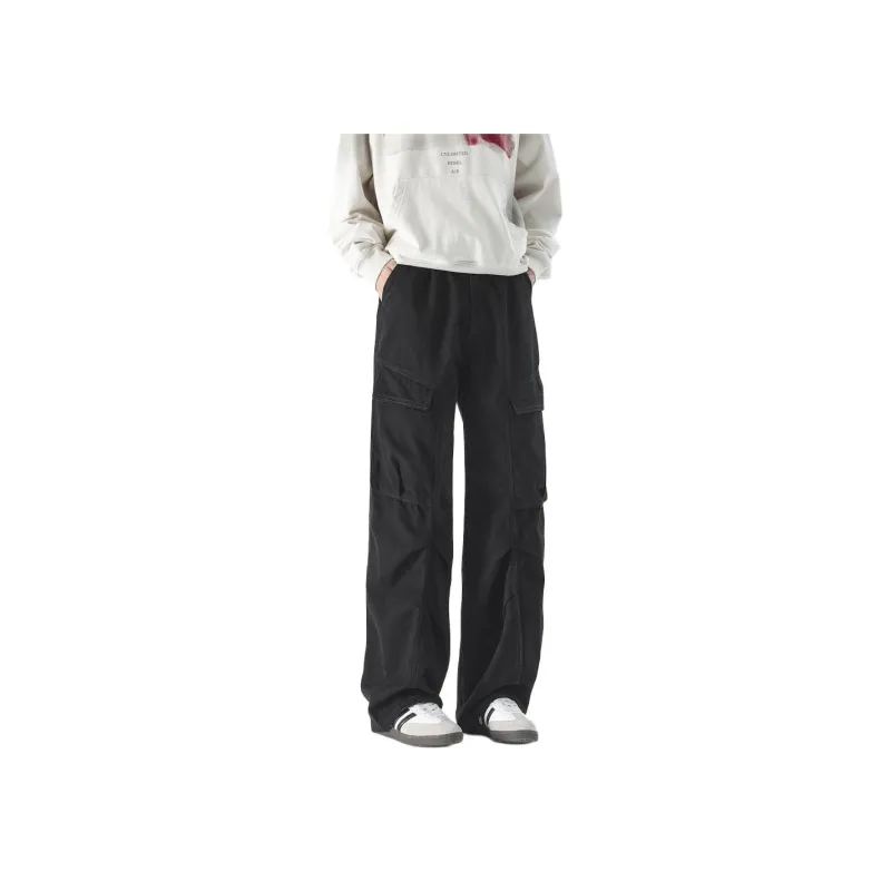 BEAR UNION Casual Pants Unisex Army Green-13