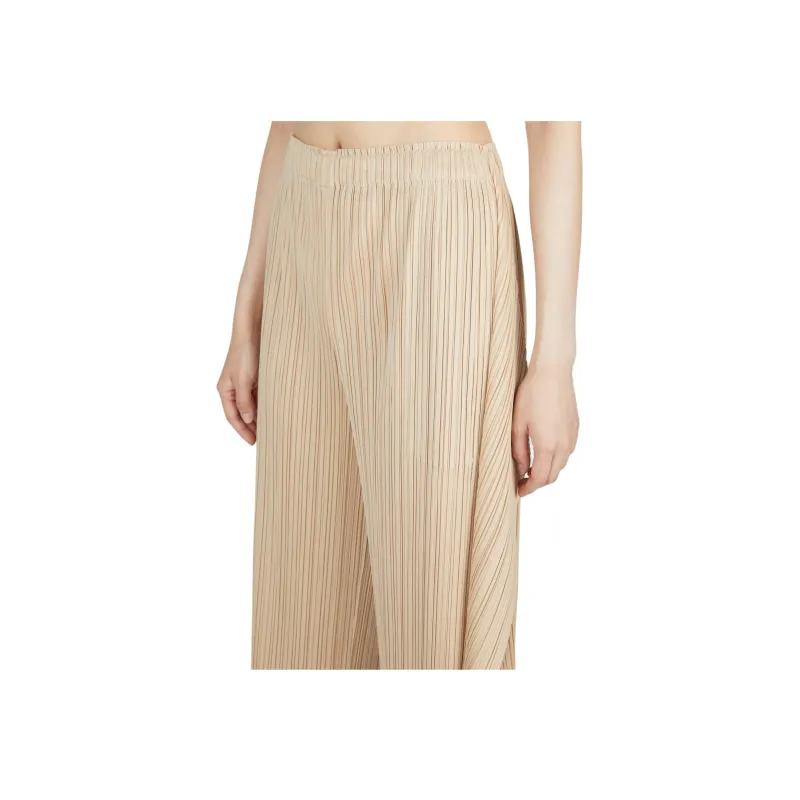PLEATS PLEASE ISSEY MIYAKE Casual Pants Women's Light Umber-4