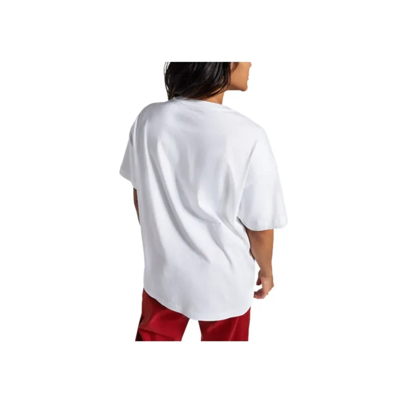 Converse T Shirts Women's White-3