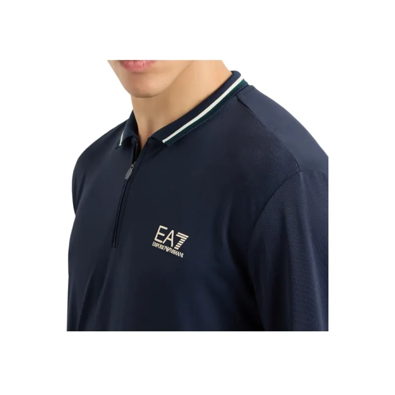 EMPORIO ARMANI X Ventus 7 Logo-print Polo Shirt-4