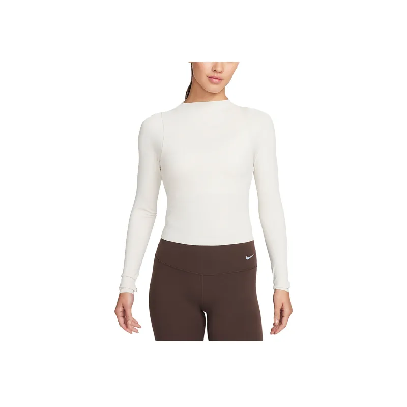 Nike Zenvy Set-in Sleeve T-Shirt Women's Light Redwood Umber-3